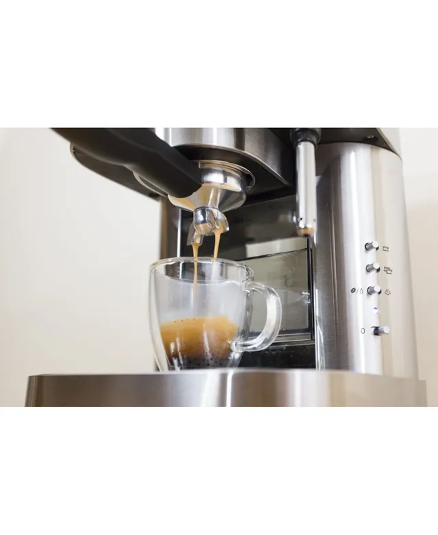 automatic pump espresso machine with thermo block system