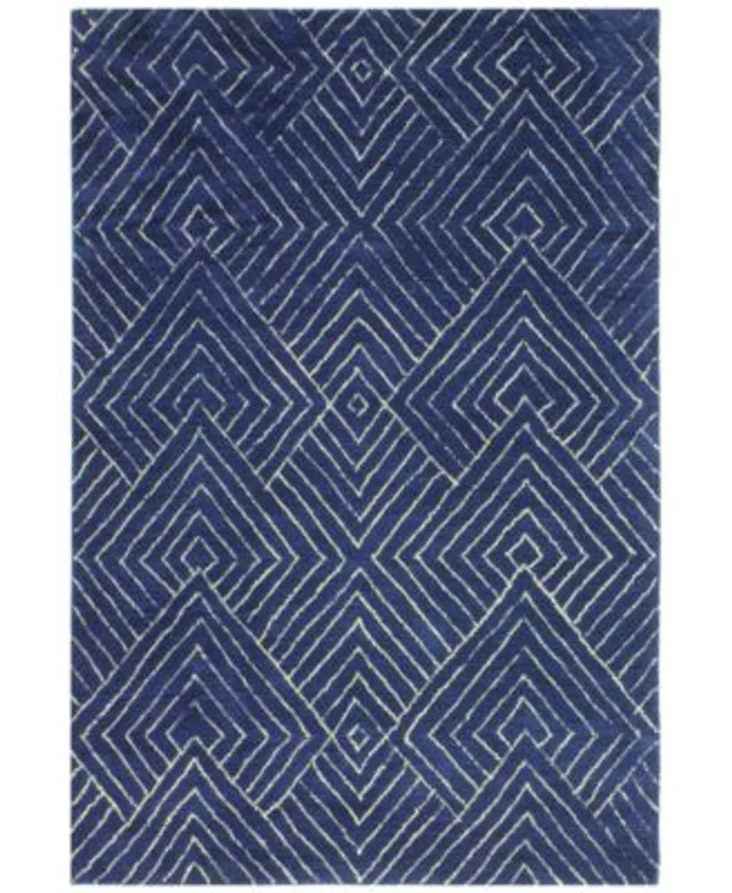 Bb Rugs Nico Nic 137 Navy Area Rug