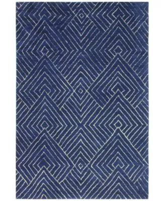 Bb Rugs Nico Nic 137 Navy Area Rug