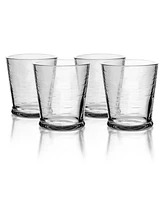 TarHong Cordoba Double Old Fashion Premium Plastic Glasses, Set of 6