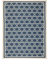 Safavieh Courtyard CY6916 Navy and Beige 8' x 11' Sisal Weave Outdoor Area Rug