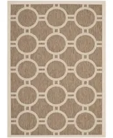 Safavieh Courtyard CY6924 and Bone 5'3" x 7'7" Sisal Weave Outdoor Area Rug