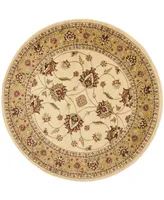 Safavieh Lyndhurst LNH553 Ivory and Beige 5'3" x 5'3" Round Area Rug