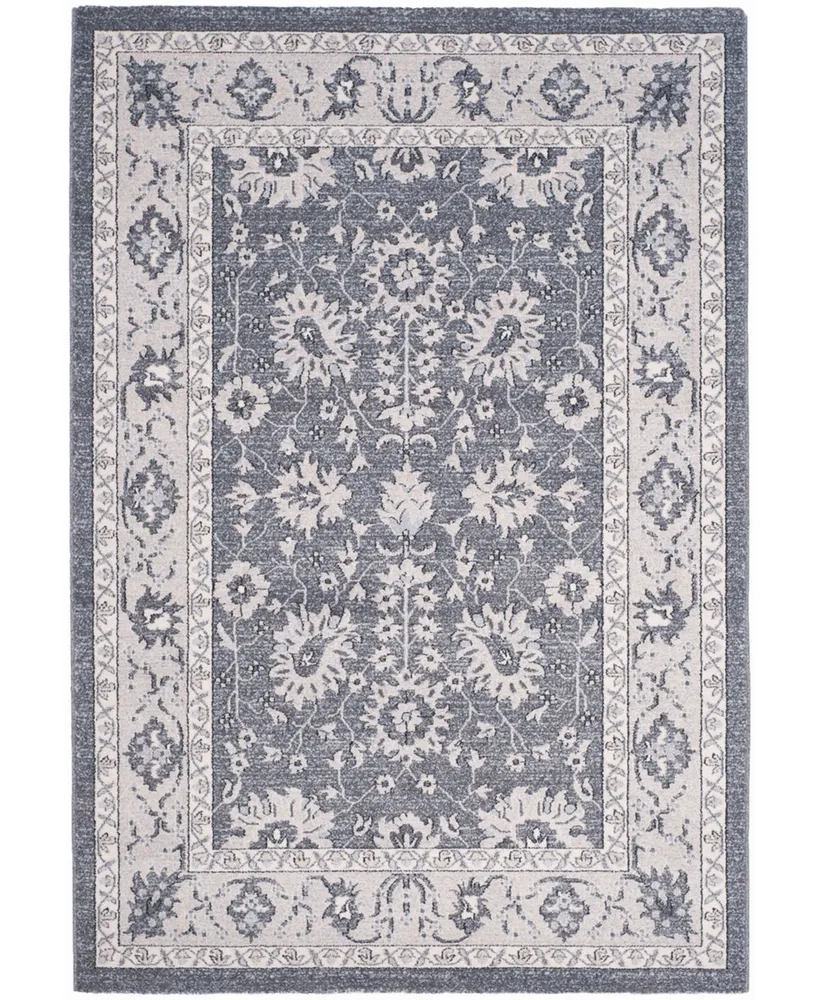 Safavieh Carmel CAR277 Dark Gray and Beige 5'1" x 7'6" Area Rug