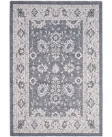 Safavieh Carmel CAR277 Dark Gray and Beige 5'1" x 7'6" Area Rug