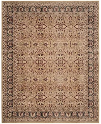 Safavieh Lavar Kerman LVK620 Cream and Navy 8' x 10' Area Rug