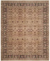 Safavieh Lavar Kerman LVK620 Cream and Navy 8' x 10' Area Rug