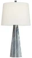 Pacific Coast Poly Marble Look Table Lamps - Set of 2