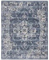 Safavieh Charleston CHL411 Navy and Creme 8' x 10' Area Rug