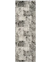 Safavieh Retro RET2137 Cream and Grey 2'3" x 7' Runner Area Rug