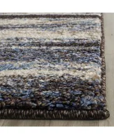 Safavieh Retro RET2138 Cream and Blue 2'3" x 7' Runner Area Rug