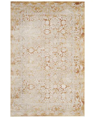 Safavieh Palermo PLM850 Gold and Beige 5'1" x 7'6" Area Rug