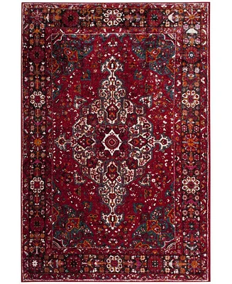 Safavieh Vintage Hamadan VTH222 Red and Multi 5'3" x 7'-6" Area Rug