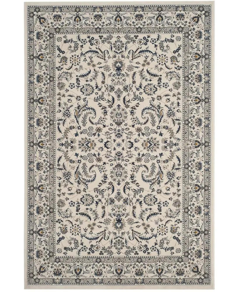 Safavieh Serenity SER216 Ivory and Blue 5'1" x 7'6" Area Rug