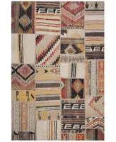 Safavieh Montage MTG223 Taupe and Multi 2'3" x 8' Runner Outdoor Area Rug