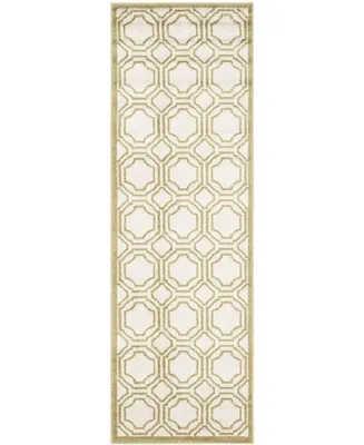 Safavieh Amherst AMT411 Ivory and Light Green 2'3" x 7' Runner Area Rug