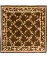 Safavieh Lyndhurst LNH557 Brown 6'7" x 6'7" Sisal Weave Square Area Rug