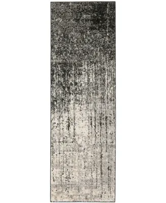 Safavieh Retro RET2770 Black and Light Grey 2'3" x 7' Runner Area Rug