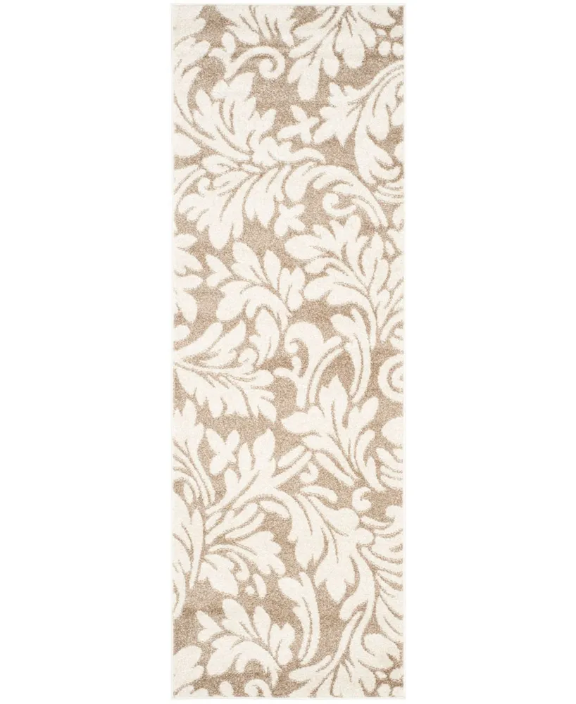 Safavieh Amherst AMT425 Wheat and Beige 2'3" x 7' Runner Area Rug