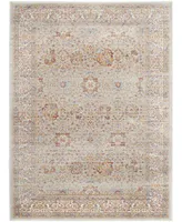 Safavieh Sevilla SEV810 Silver and Ivory 4' x 5'7" Area Rug