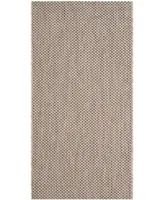 Safavieh Courtyard CY8521 Beige and 2'7" x 5' Sisal Weave Outdoor Area Rug