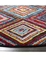 Safavieh Aruba ARB501 Multi 6'7" x 6'7" Round Area Rug