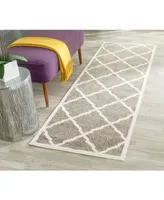 Safavieh Amherst AMT421 Dark Grey and Beige 2'3" x 7' Runner Area Rug