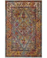 Safavieh Crystal CRS507 Light Blue and Orange 5' x 8' Area Rug