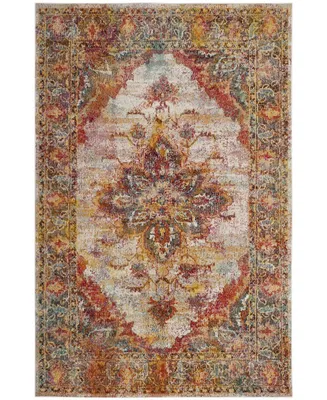 Safavieh Crystal CRS508 Cream and Rose 5' x 8' Area Rug