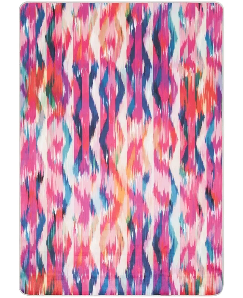 Safavieh Daytona DAY112 Fuchsia and Purple 5'1" x 7'6" Area Rug