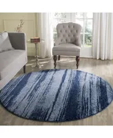 Safavieh Retro RET2693 Light Blue and Blue 6' x 6' Round Area Rug