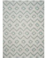 Safavieh Courtyard CY8463 Gray and Blue 8' x 11' Outdoor Area Rug