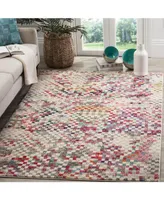 Safavieh Monaco MNC241 Gray and Multi 5'1" x 7'7" Area Rug