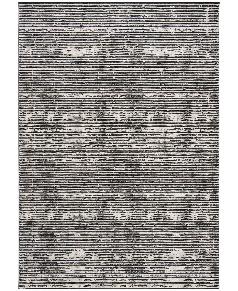 Safavieh Lurex LUR188 Black and Gray 5'3" x 7'6" Area Rug