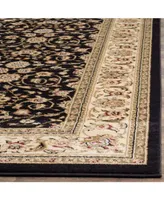 Safavieh Lyndhurst LNH316 Black and Ivory 5'3" x 7'6" Area Rug