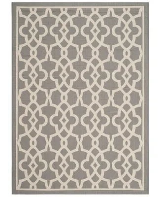 Safavieh Courtyard CY6071 Gray and Beige 5'3" x 7'7" Outdoor Area Rug