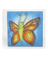 3 Stories Trading Growing Kids Caterpillar To Butterfly Canvas Art