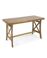 Tuomo Traditional Acacia Wood Desk