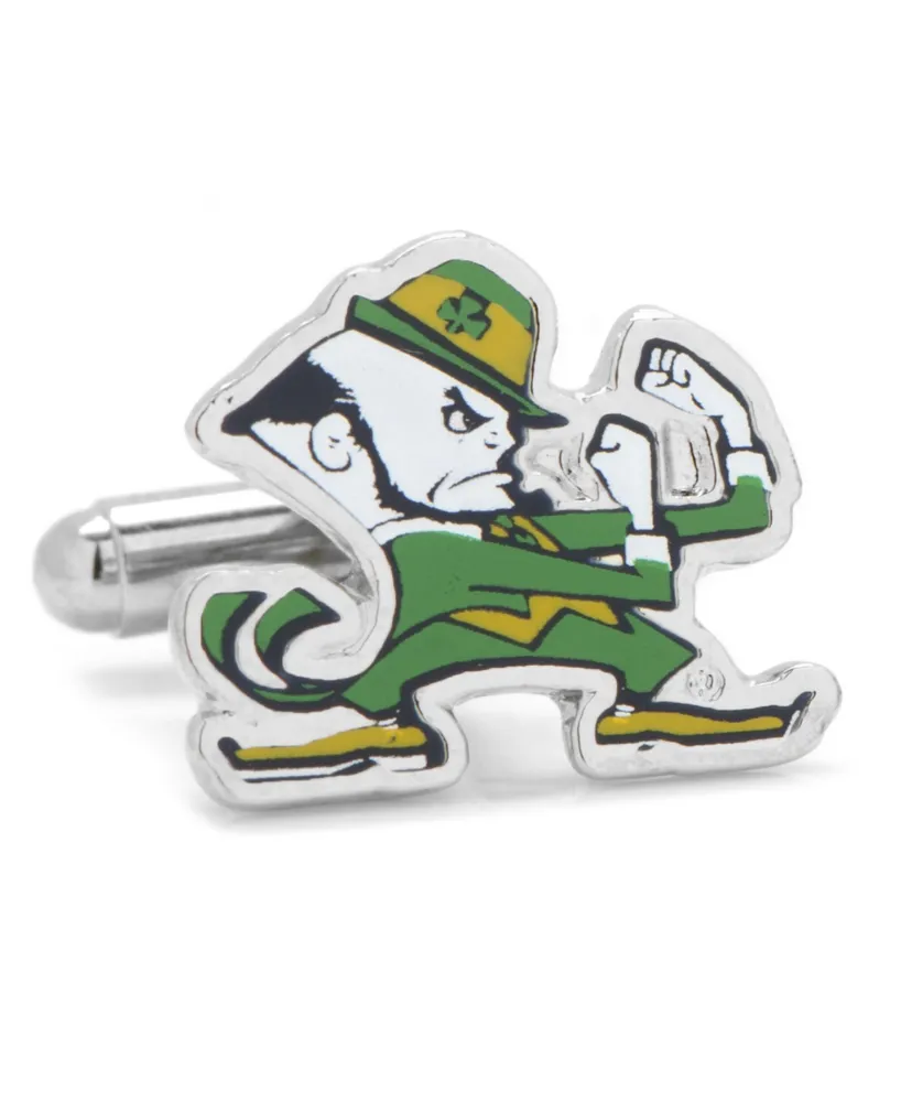 Notre Dame University Fighting Leprechaun Cufflinks