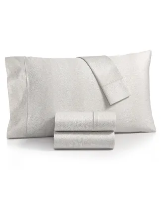 Charter Club Sleep Luxe Printed Extra Deep Pocket 800 Thread Count Cotton 4-Pc. Sheet Set, Full, Created for Macy's