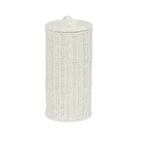 Household Essentials Paper Rope Wicker Toilet Paper Roll Holder