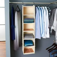 Household Essentials Cedarline 6-Shelf Hanging Sweater Organizer