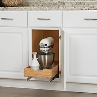 Household Essentials Glidez Wood 11.5" -Tier Sliding Cabinet Organizer