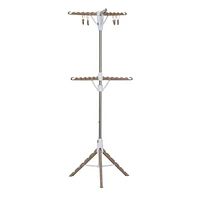 Household Essentials 2-Tier Tripod Clothes Dryer with Hanging Clothespins