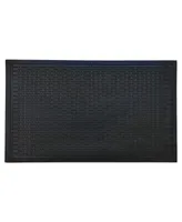 Home & More Ridge Scraper Rubber Doormat