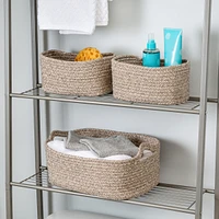 Honey Can Do Set of 3 Nested Cotton Baskets with Handles