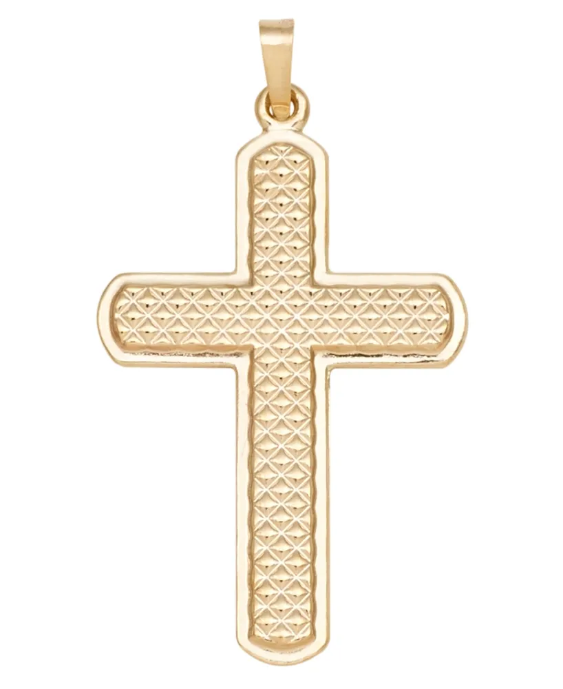 Cross Pendant in 14k Yellow Gold