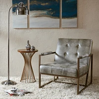 York Tufted Lounge Armchair