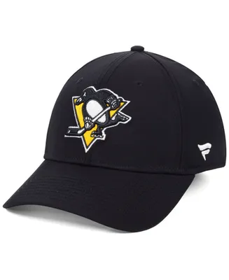 Authentic Nhl Headwear Pittsburgh Penguins Basic Flex Stretch Fitted Cap