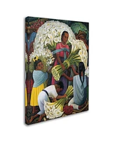 Diego Rivera 'The Flower Vendor' Canvas Art - 47" x 35" x 2"